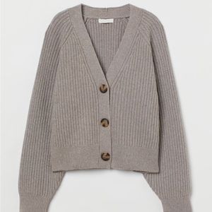 H&M Rib-Knit Cardigan - S